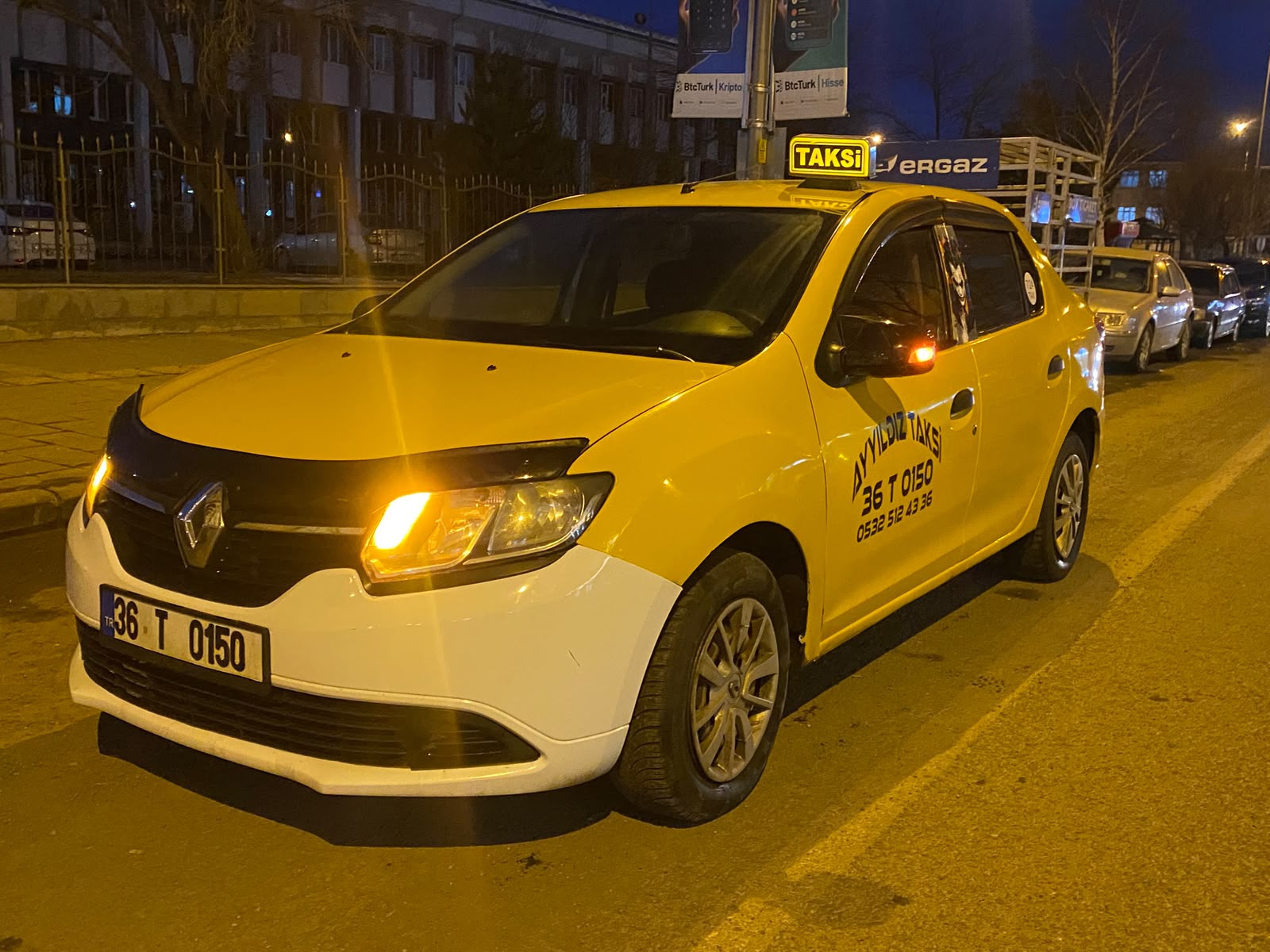Kars Ayyıldız Taksi Gece Hizmeti